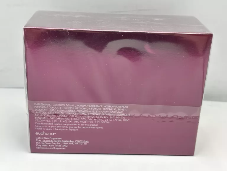 CALVIN KLEIN EUPHORIA 100 ML WODA PERFUMOWANA KOBIETA EDP