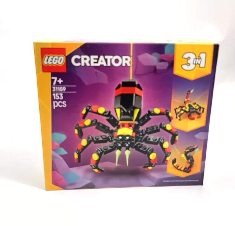 KLOCKI LEGO CREATOR - DZIKIE ZWIERZĘTA: ROZWINIĘTY PAJĄK 31159