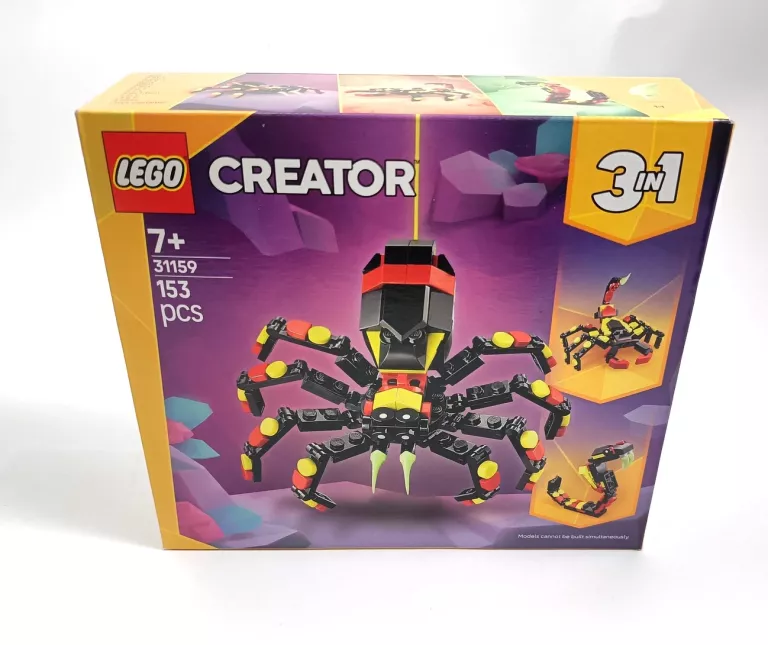KLOCKI LEGO CREATOR - DZIKIE ZWIERZĘTA: ROZWINIĘTY PAJĄK 31159