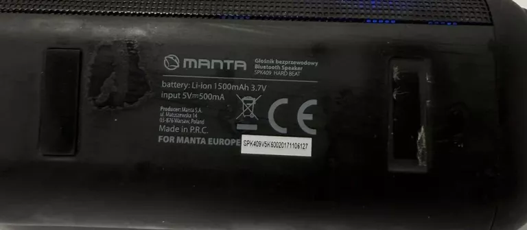 GŁOŚNIK MANTA SPK 409