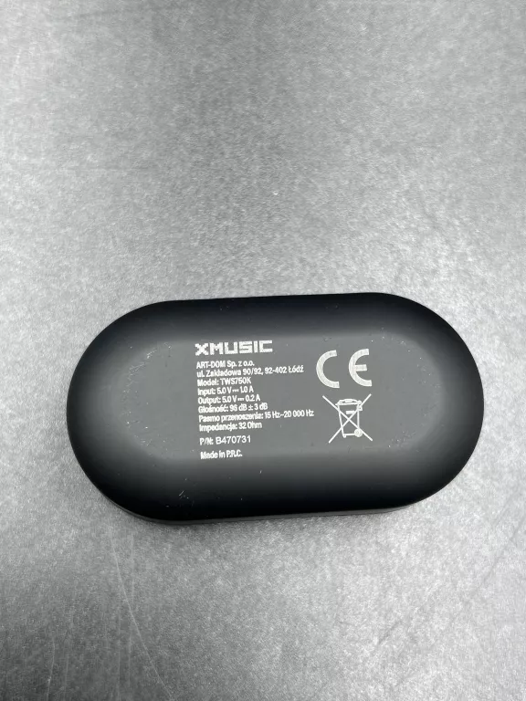 SŁUCHAWKI BEZPRZEWODOWE DOUSZNE XMUSIC TWS750K
