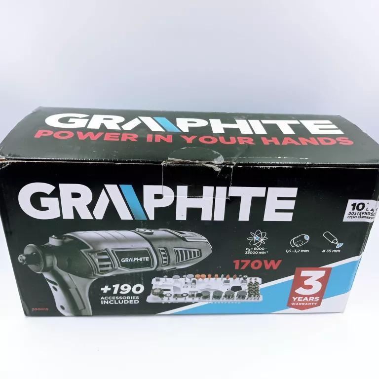 MINISZLIFIERKA 170W GRAPHITE 59G019+ AKCERSORIA