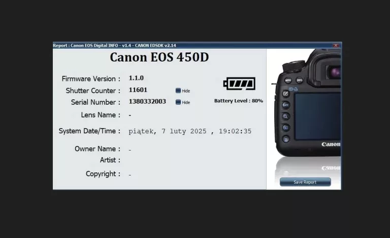 APARAT CANON EOS 450D + CANON EFS 18-55 + CANON EFS 55-250 PRZEBIEG 11601!