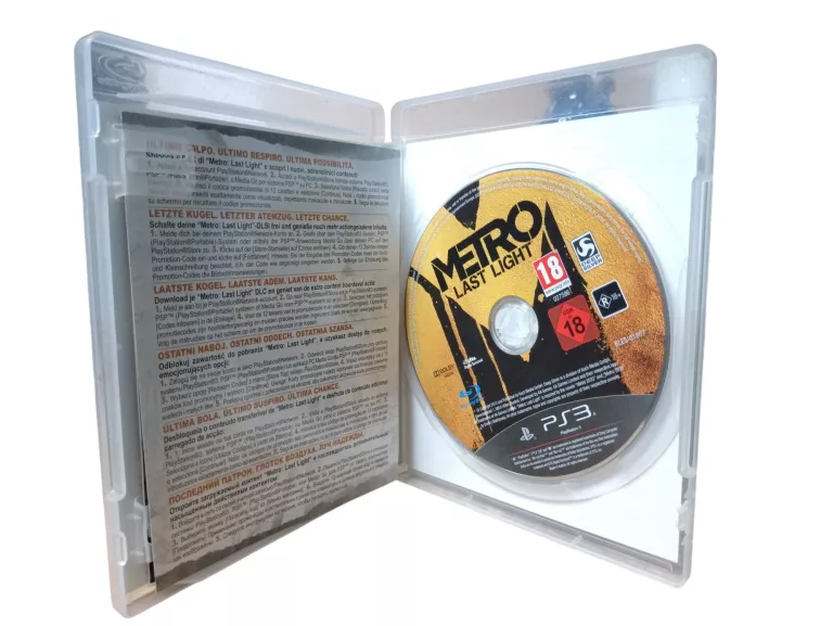 GRA NA PS3 METRO LAST LIGHT