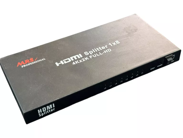 MRS PROFESSIONAL ROZDZIELACZ HDMI 8W1 SPLITTER HDMI 8 PORTÓW