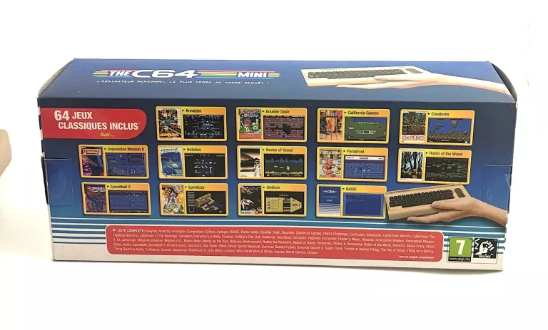KONSOLA THE C64 MINI COMMODORE + 64 RETRO GRY KOMPLET JAK NOWA