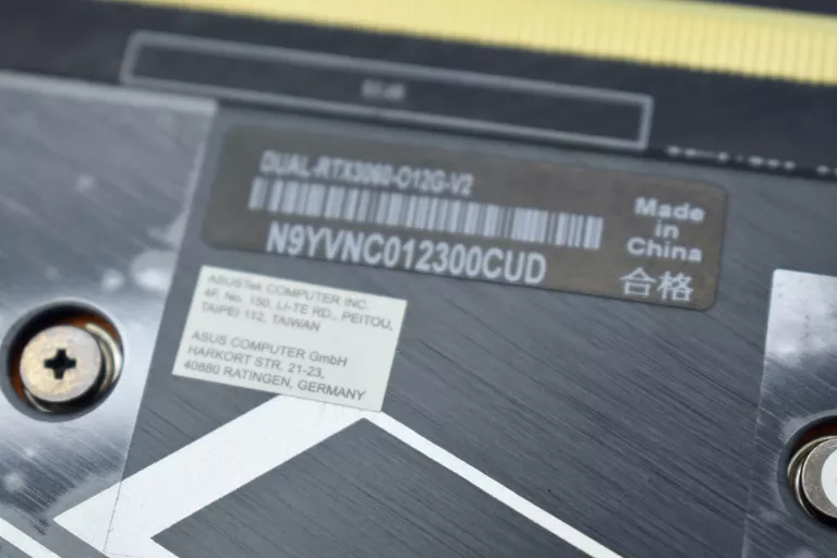 KARTA GRAFICZNA ASUS GEFORCE DUAL RTX 3060 OC 12GB