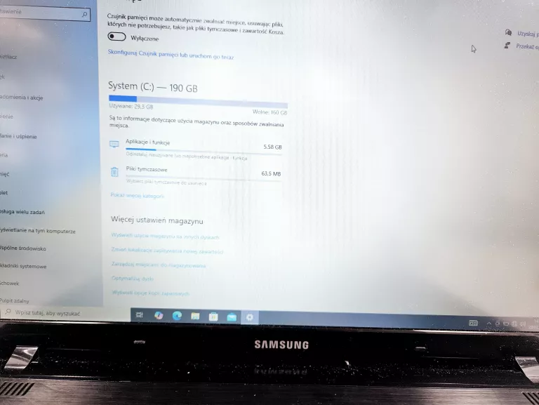 LAPTOP SAMSUNG 350E5C-S05PL 15,6 " INTEL CORE I3-3120M 4GB/500 GB