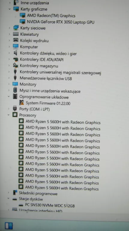 DELL G15 RYZEN EDITION RYZEN 5 5600H/8GB/512GB SSD/RTX 3050/WIN11/FULL HD