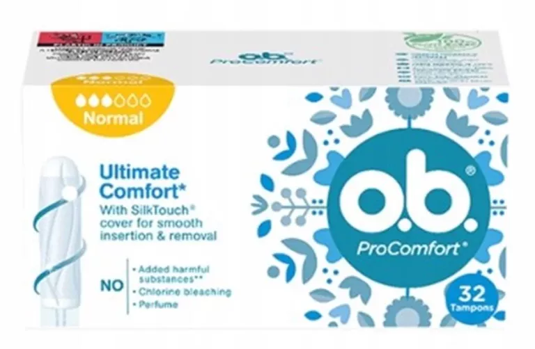 O.B. PROCOMFORT NORMAL TAMPONY 32 SZTUKI