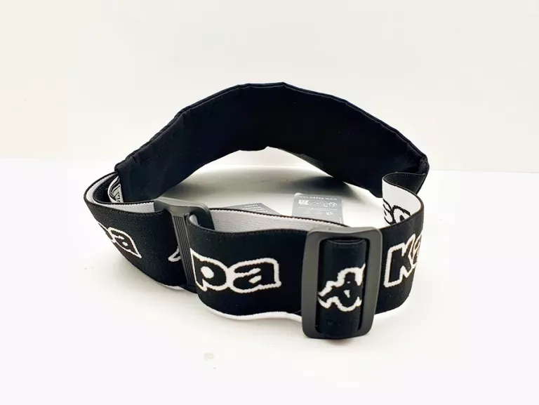 DASZEK DAMSKI KAPPA CZARNY LOGO Z GUMKĄ