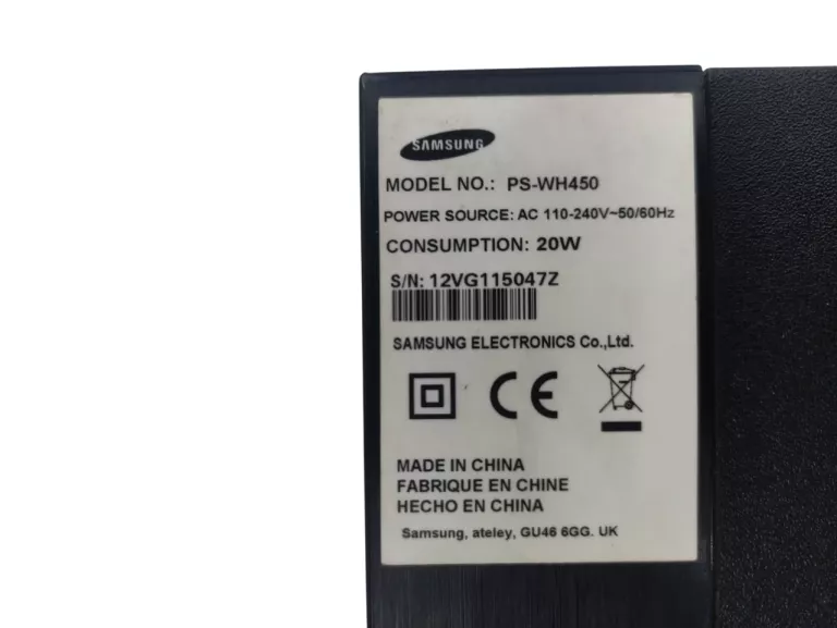 SAMSUNG SOUNDBAR + SUBWOOFER HW-H430 BT/USB/OPTICAL/AUX
