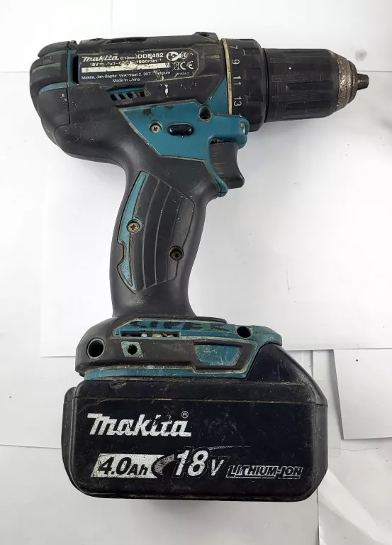 WKRĘTARKA MAKITA DDF482 +AKU 4AH + AKU 3AH + ŁADOWARKA