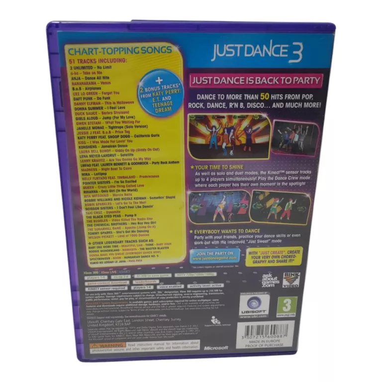 GRA XBOX 360 JUST DANCE 3 SPECIAL EDITION (KINECT)
