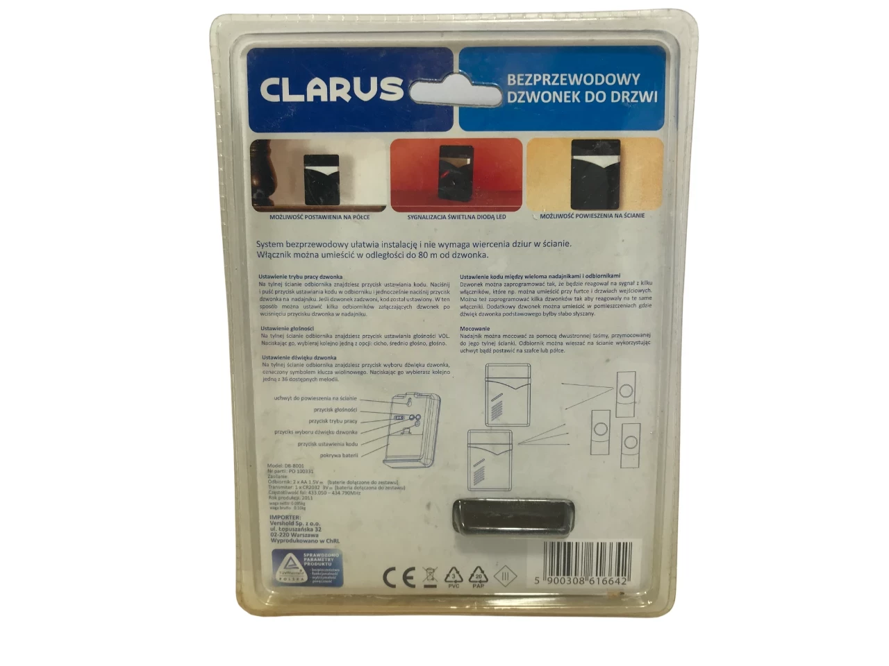bezprzewodowy-dzwonek-do-drzwi-clarus-ean-gtin-5060449841584