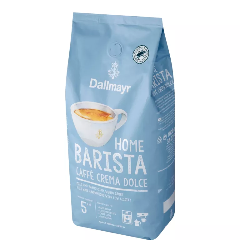 DALLMAYR BARISTA CAFFE CREMA DOLCE 1KG KAWA ZIARNISTA DATA  05.2026