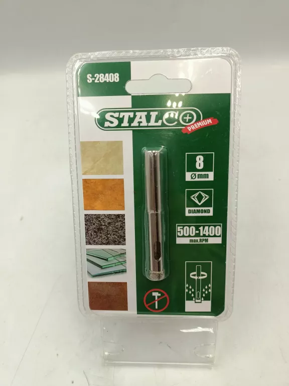 STALCO WIERTŁO DIAMENTOWE DO GRESU CERAMIKI PŁYTEK 8X60 MM S-28408