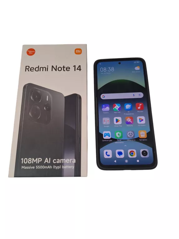 SMARTFON XIAOMI REDMI NOTE 14 5G 8 GB / 256 GB 5G CZARNY