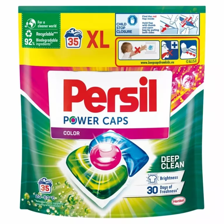 PERSIL POWER CAPS KAPSUŁKI DO PRANIA KOLORU 35 SZT