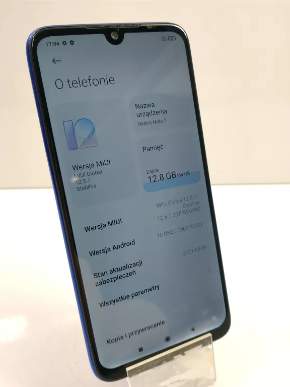 TELEFON XIAOMI REDMI NOTE 7 4 GB / 64 GB
