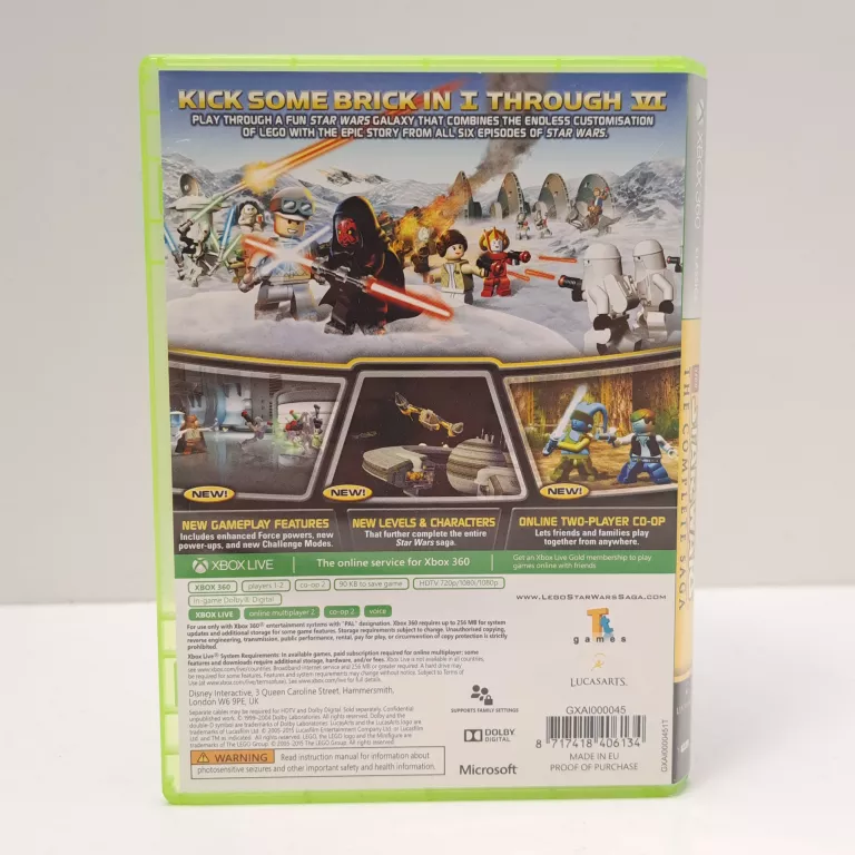 LEGO STAR WARS THE COMPLETE SAGA XBOX 360