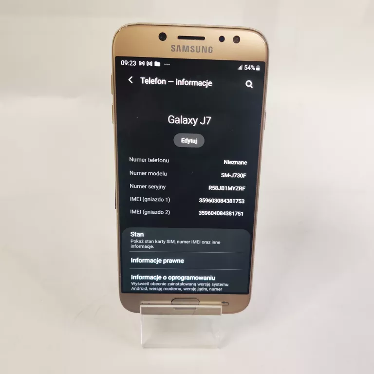 SAMSUNG GALAXY J7 2017 DUAL SM-J730F 3/16GB