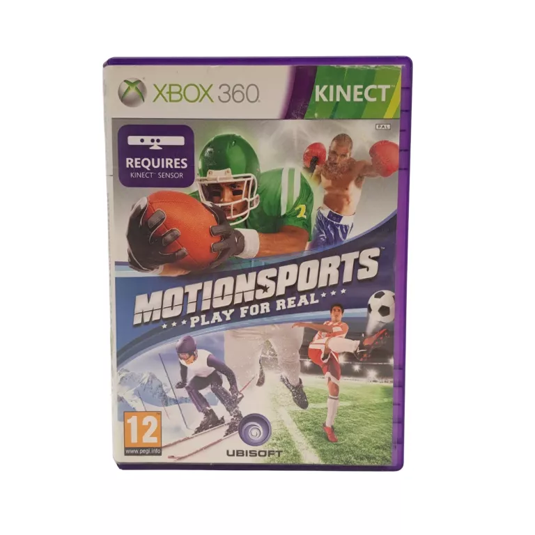 MOTIONSPORTS PLAY FOR REAL XBOX 360
