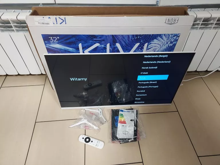TELEWIZOR LED KIVI 32H750NW 32" HD READY ANDROID TV DVB-T2 BIAŁY