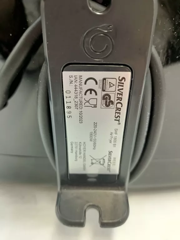 FRYTKOWNICA BEZTŁUSZCZOWA 9W1 SILVERCREST SHF 1800 B1, 1800 W
