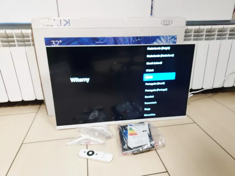 TELEWIZOR LED KIVI 32H750NW 32" HD READY ANDROID TV DVB-T2 BIAŁY