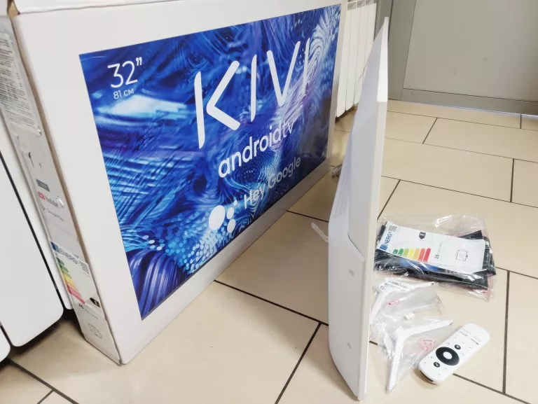 TELEWIZOR LED KIVI 32H750NW 32" HD READY ANDROID TV DVB-T2 BIAŁY
