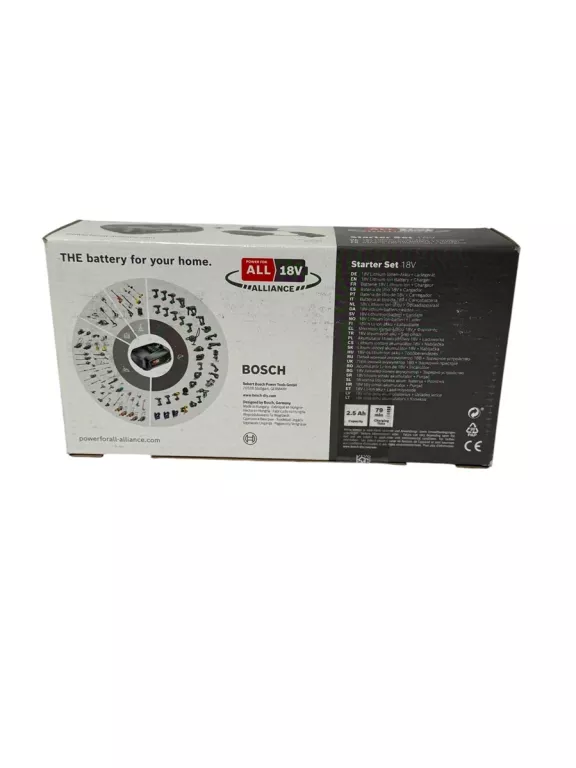 ZESTAW STARTOWY BOSCH 18 V 2,5 AH Z ŁADOWARKĄ