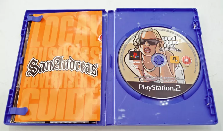 GRA PS2 GTA GRAND THEFT AUTO SAN ANDREAS