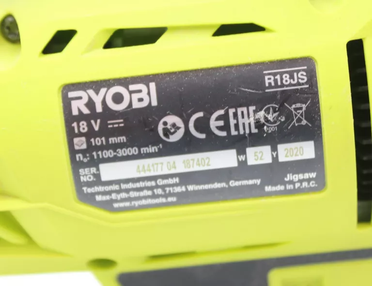 WYRZYNARKA RYOBI 40 W R18JS BODY