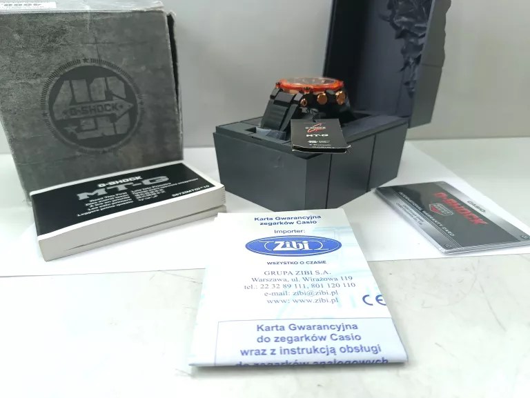 ZEGAREK CASIO G-SHOCK MTG-B3000FR-1AER FLARE RED LIMITED EDITION KOMPLET