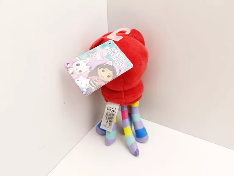 MASKOTKA TEKTURZĄTKO DJ KOCIMIĘTKA KOCI DOMEK GABI 18 CM