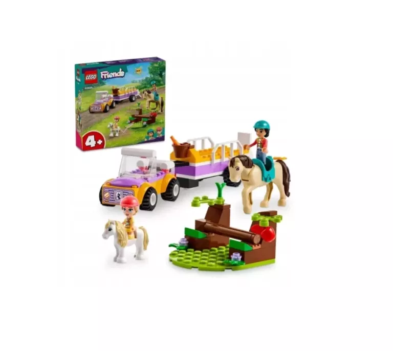 LEGO FRIENDS 42634 PRZYCZEPA NA KONIA I KUCYKA