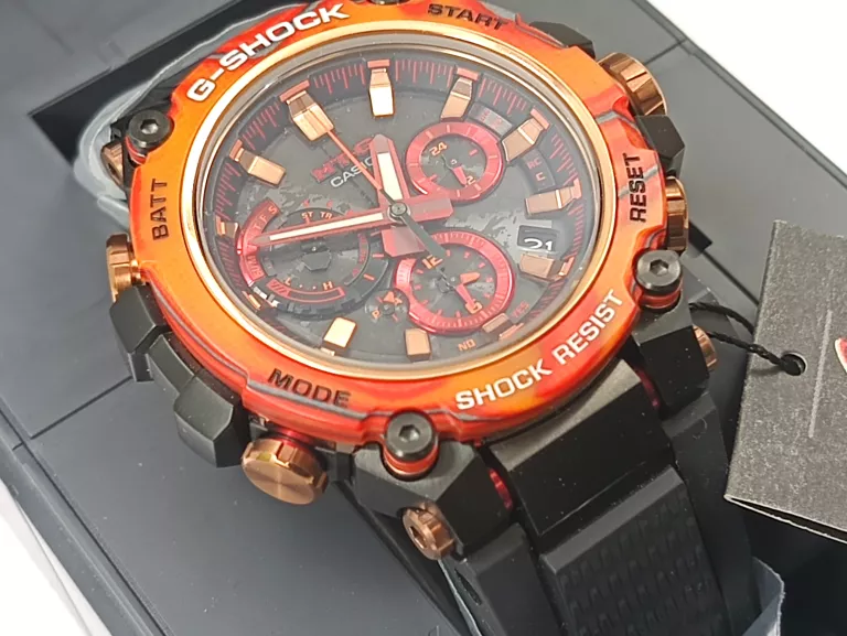 ZEGAREK CASIO G-SHOCK MTG-B3000FR-1AER FLARE RED LIMITED EDITION KOMPLET