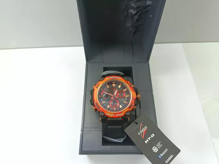 ZEGAREK CASIO G-SHOCK MTG-B3000FR-1AER FLARE RED LIMITED EDITION KOMPLET