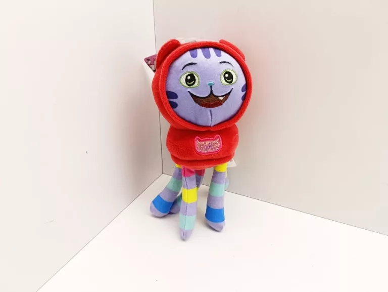 MASKOTKA TEKTURZĄTKO DJ KOCIMIĘTKA KOCI DOMEK GABI 18 CM
