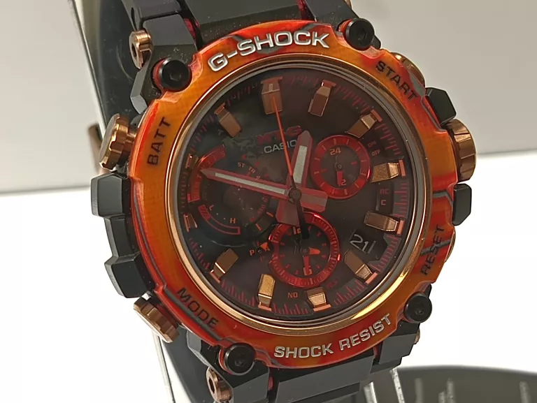 ZEGAREK CASIO G-SHOCK MTG-B3000FR-1AER FLARE RED LIMITED EDITION KOMPLET