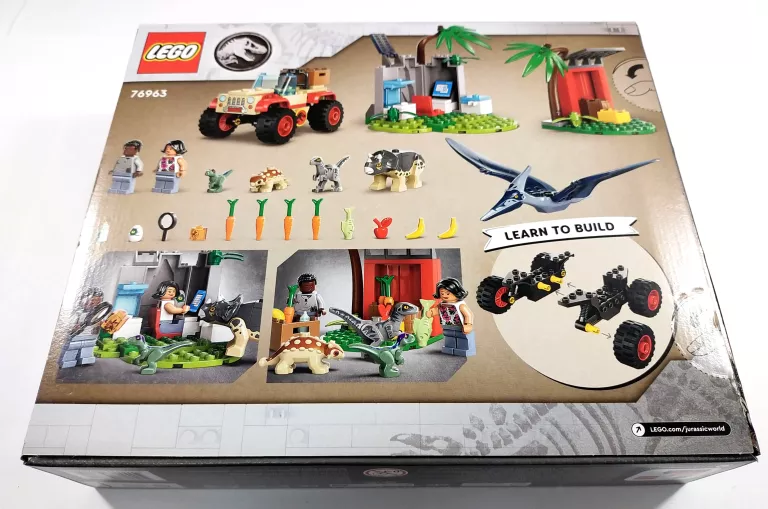 LEGO JURASSIC WORLD 76963 CENTRUM RATOWANIA MAŁYCH DINOZAURÓW