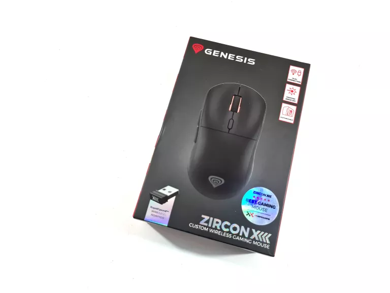 MYSZKA GAMINGOWA GENESIS ZIRCON XIII BEZPRZEWODOWA 26000DPI CUSTOM CZARNA