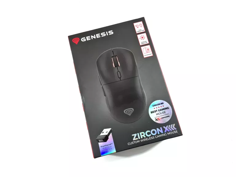 MYSZKA GAMINGOWA GENESIS ZIRCON XIII BEZPRZEWODOWA 26000DPI CUSTOM CZARNA