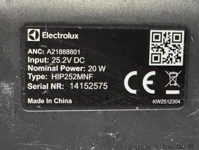 ODKURZACZ BEZPRZEWODOWY ELECTROLUX POWER HYGIENIC 800 EP81HB25WU MYJĄCY