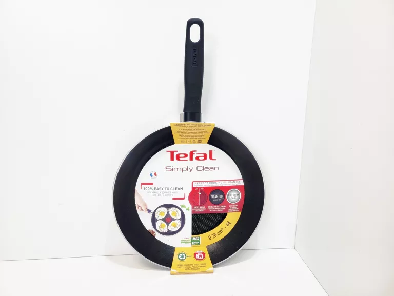 PATELNIA TEFAL SIMPLY CLEAN 28 CM TYTANOWA