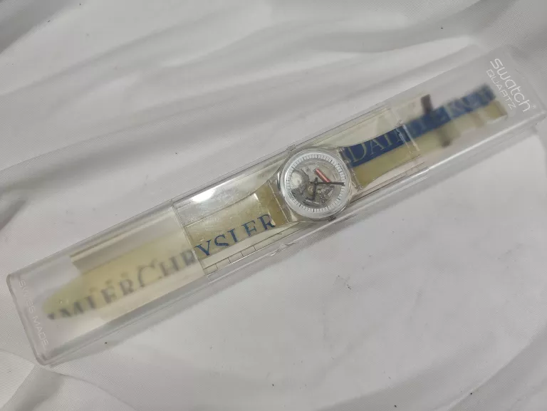 PRZEZROCZYSTY ZEGAREK SWATCH QUARTZ MECHANIZM KWARCOWY