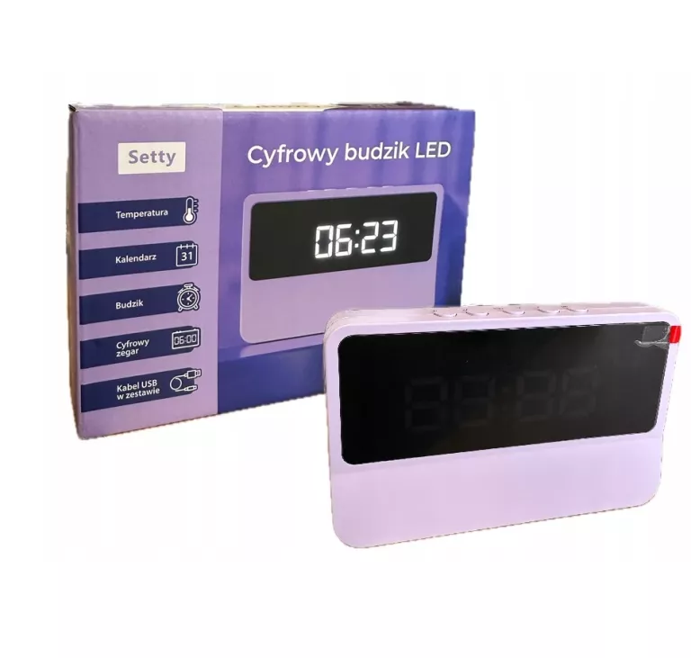 CYFROWY BUDZIK SETTY LED 5900495641465