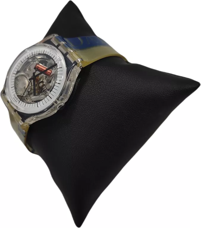 PRZEZROCZYSTY ZEGAREK SWATCH QUARTZ MECHANIZM KWARCOWY