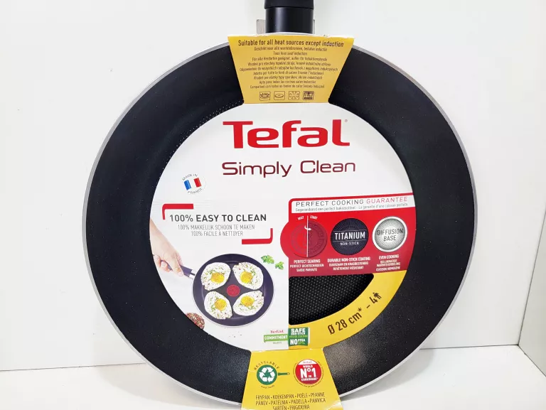 PATELNIA TEFAL SIMPLY CLEAN 28 CM TYTANOWA